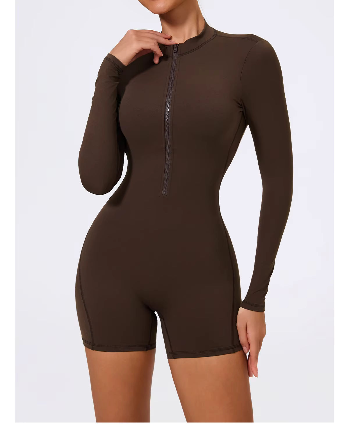 SheMove Half-Zip Jumpsuit